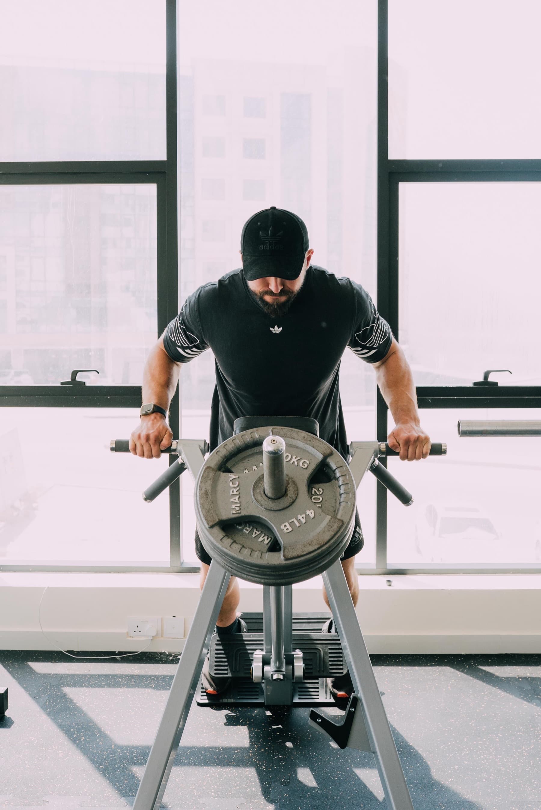 Strength equipment on the private Spare Room Gym floor